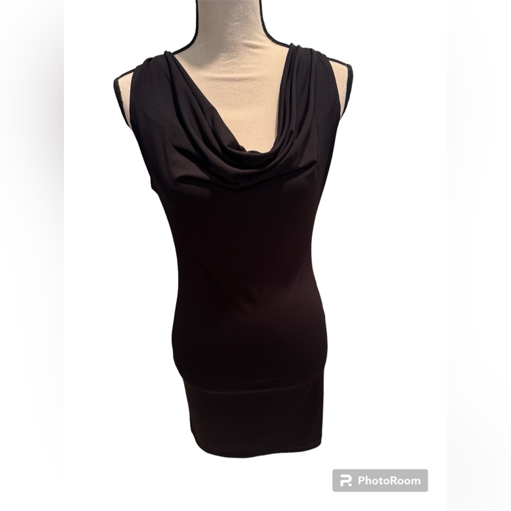 NWT Spense little black dress. Backless. Size small